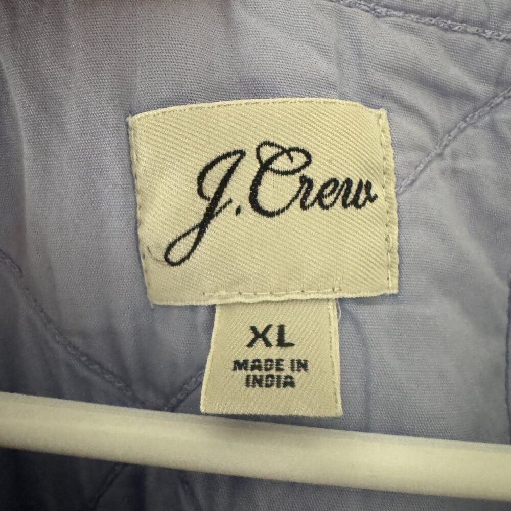J. Crew Quilted Patchwork Jacket. Periwinkle. Siz… - image 3